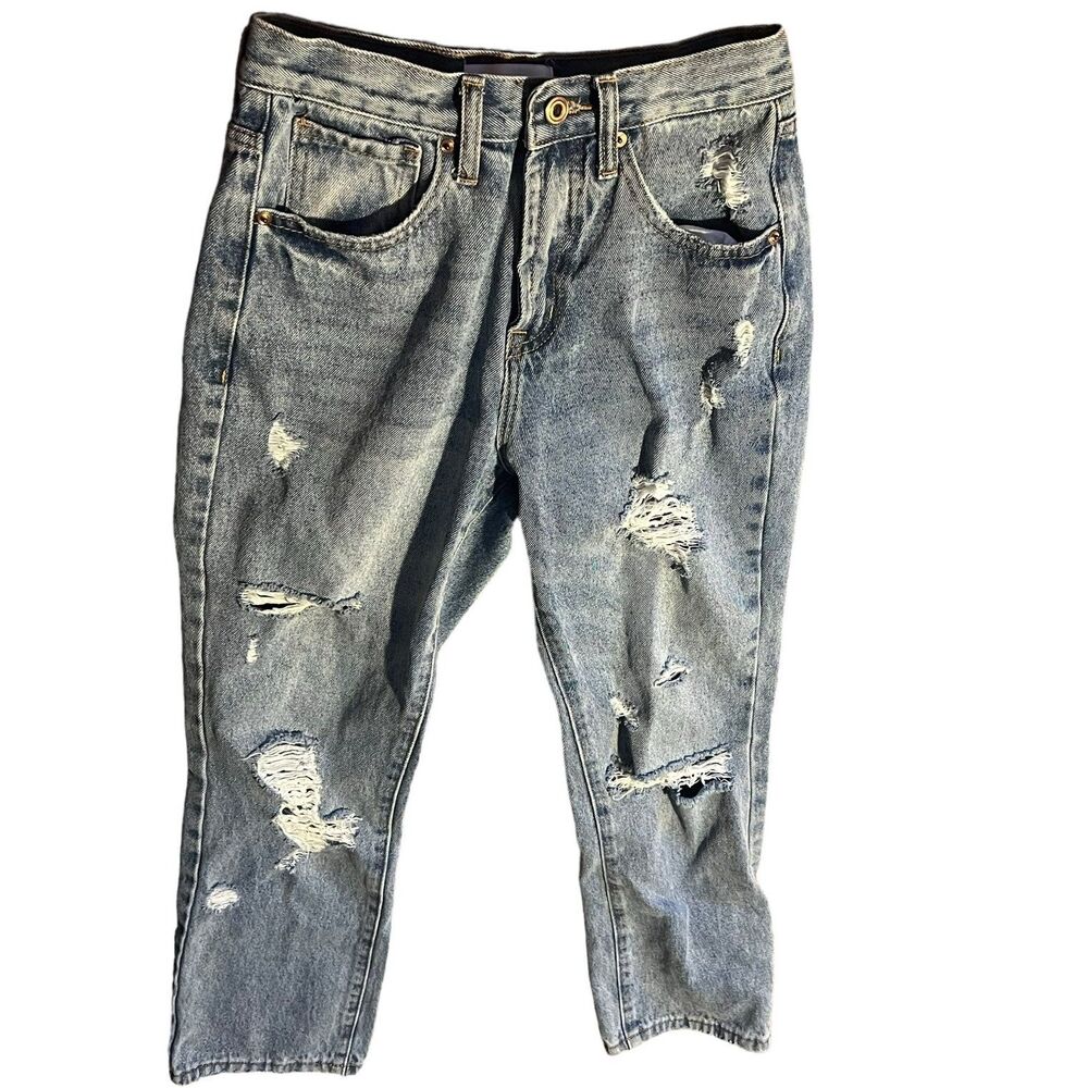 Fashion Nova Distressed Denim Jeans